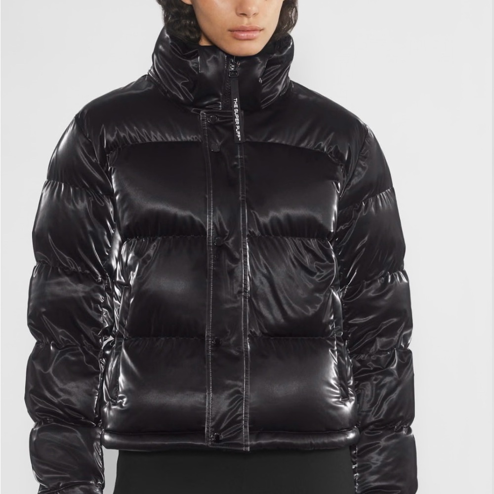 Aritzia The Super Puff Shorty, Liquid Shine Puffer Jacket